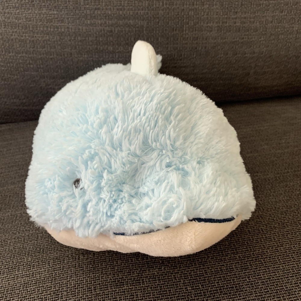 Pillow Pets PeeWees 12" Blue‎ Squeaky Mini Dolphin Plush  2010 - Picture 5 of 5
